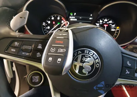 2019 Alfa Romeo Stelvio Ti Sport Awd from USA, damaged, VIN ZASPAKBN3K7C37244